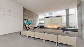 Outdoor media area 